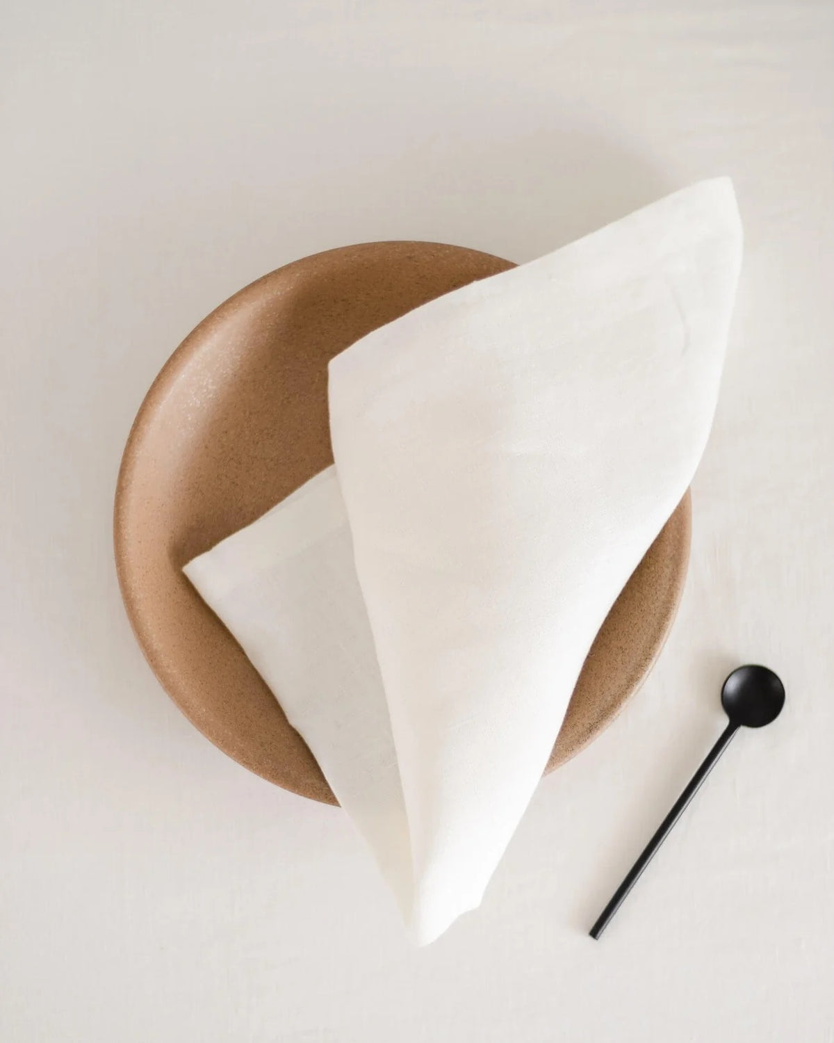 White 100% Linen Napkins