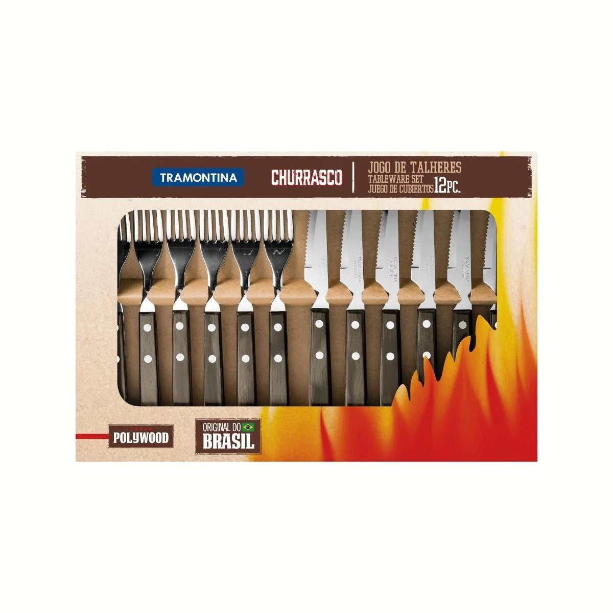 Tramontina - 12pc Cutlery Braai Set