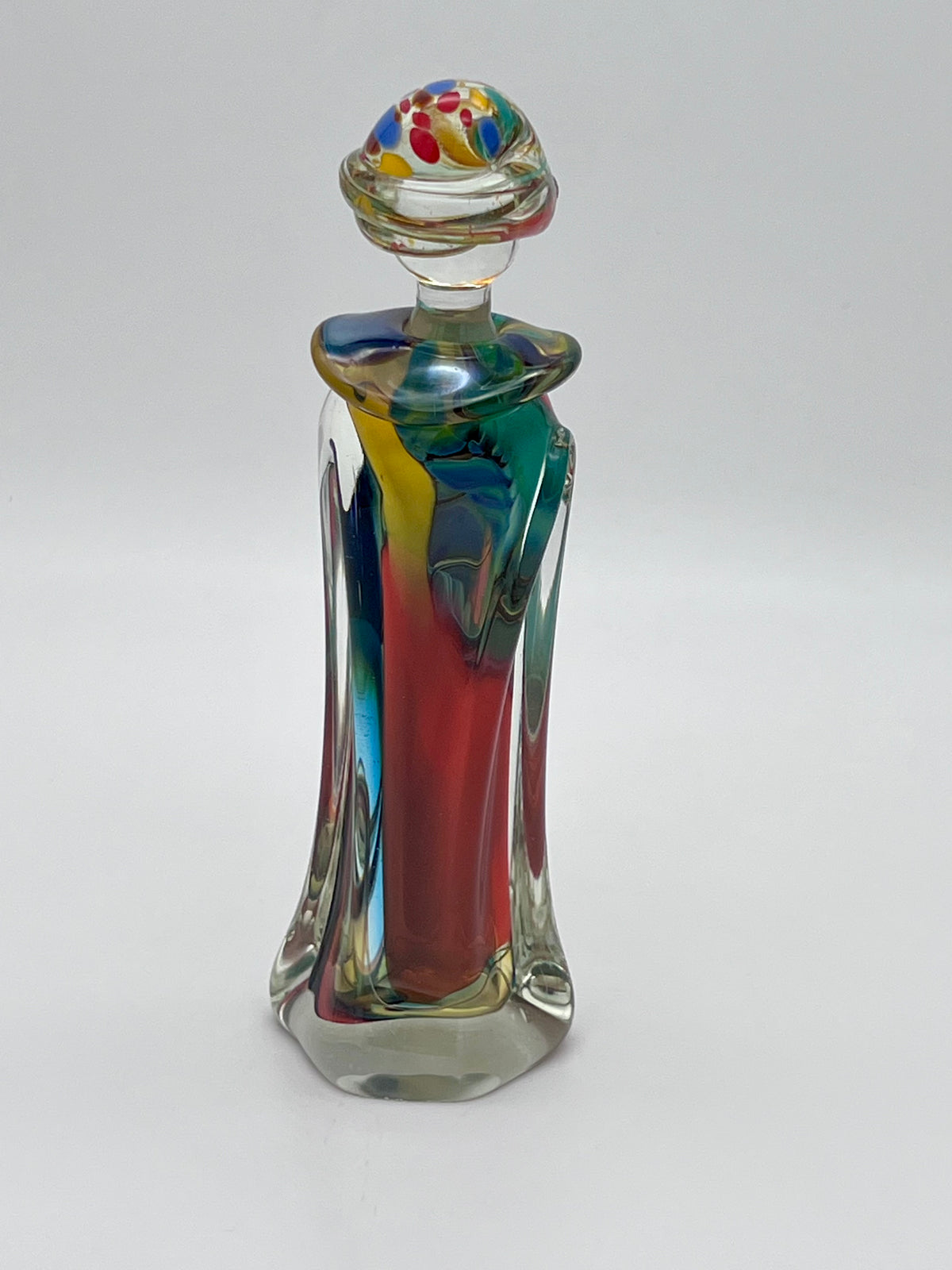 Ndebele Herero Perfume Bottle - Mouth Blown Glass