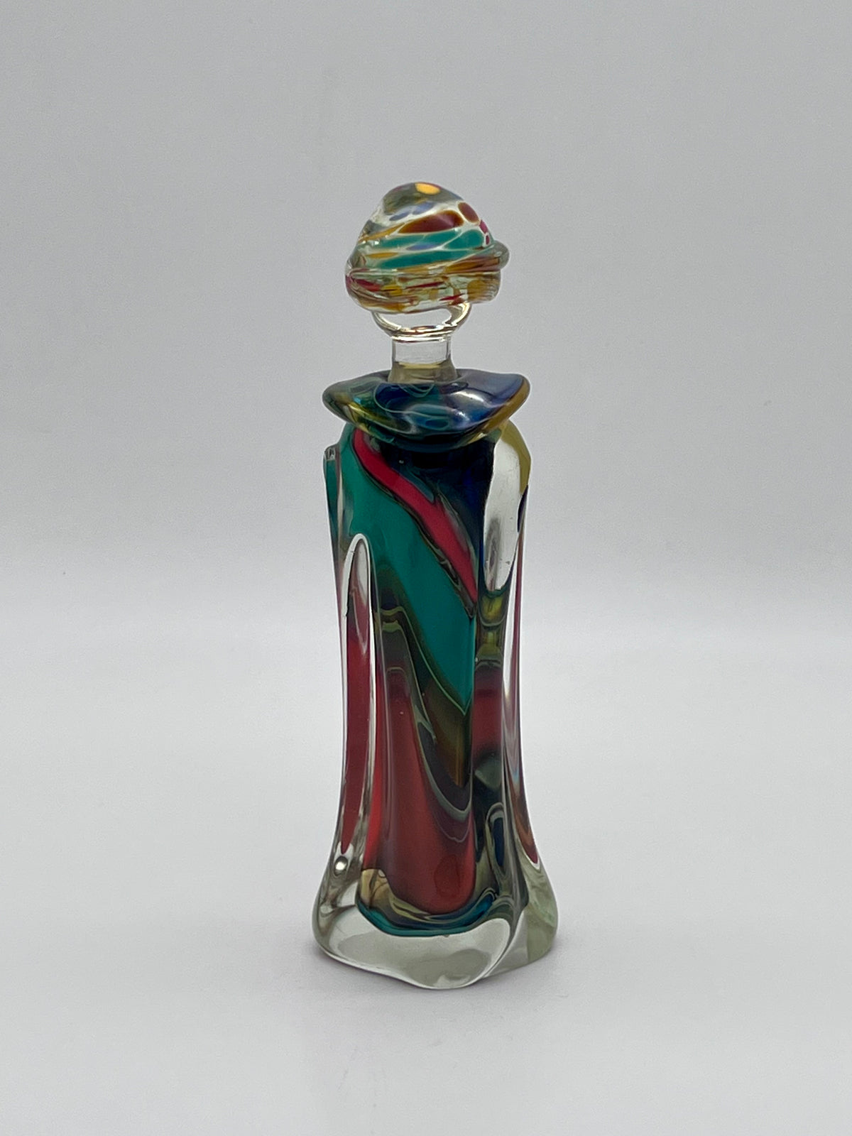 Ndebele Herero Perfume Bottle - Mouth Blown Glass