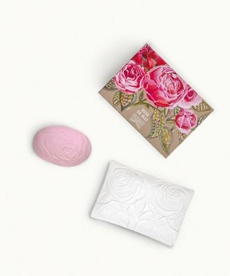 Fragonard Rose De Mai Soap and Soap Dish 150g - The Flowers of Grasse