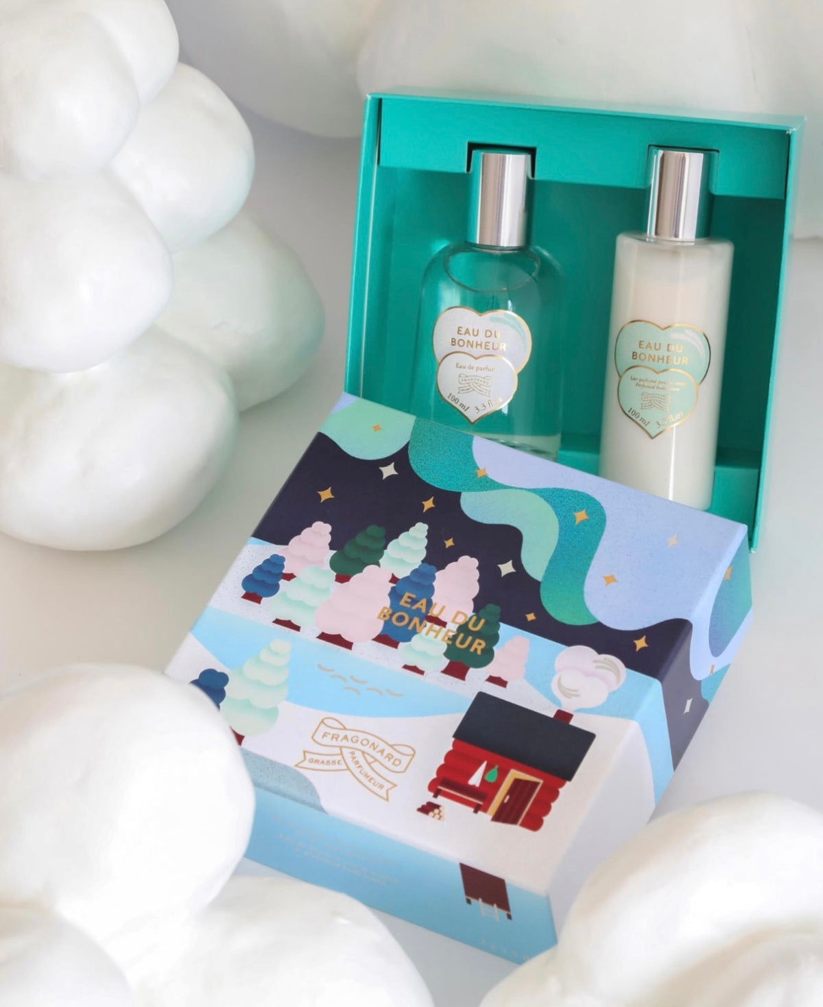 Fragonard Holiday Collection Eau De Bonheur EDP & Body Lotion Gift Set