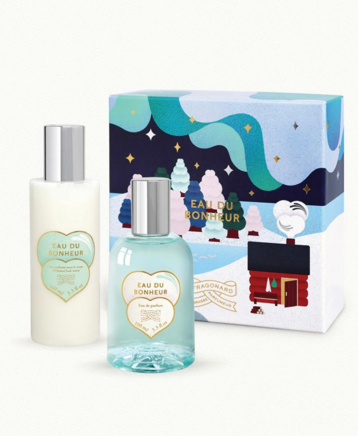 Fragonard Holiday Collection Eau De Bonheur EDP & Body Lotion Gift Set
