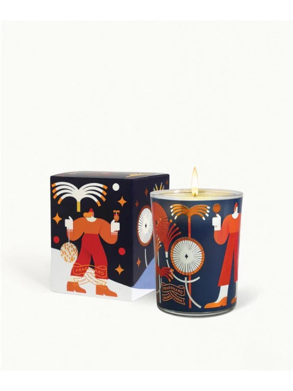 Fragonard Holiday Collection Le Feu Sous La Glace Candle