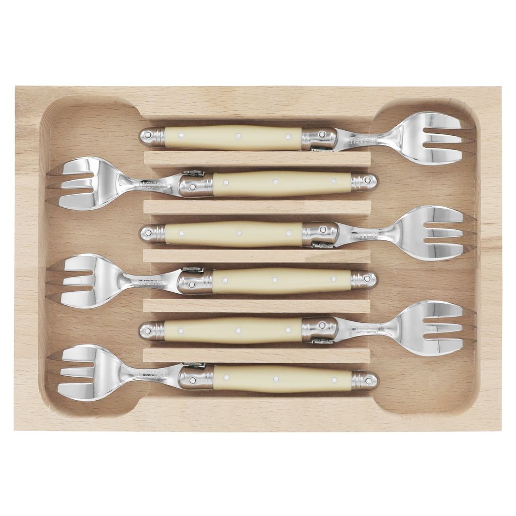 Andre Verdier - Cake Forks - Ivory 6 piece