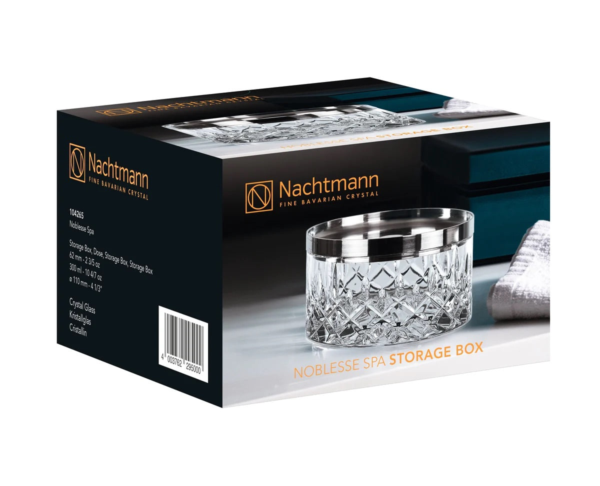 Noblesse Crystal Bathroom Storage Box with Lid - The Beautiful Life Store