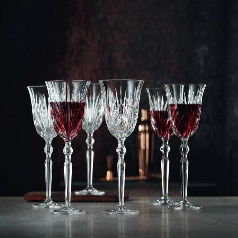 Nachtmann Palais Crystal Red Wine Glasses - Set of 6