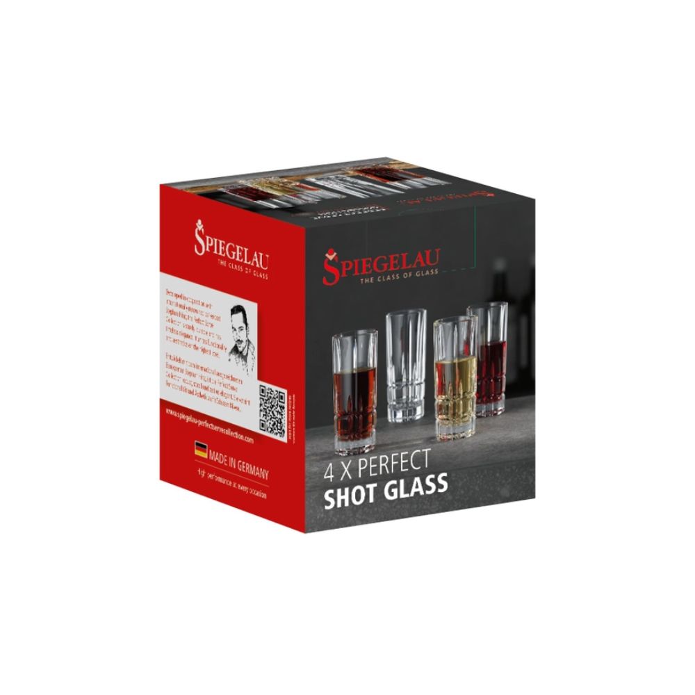 Spiegelau - Crystal Perfect Serve Shot Glass set of 4