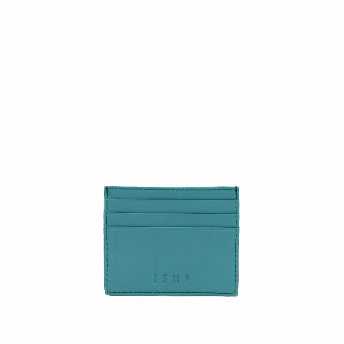 Rio Credit Card Holder in Sky Blue Imported Leather