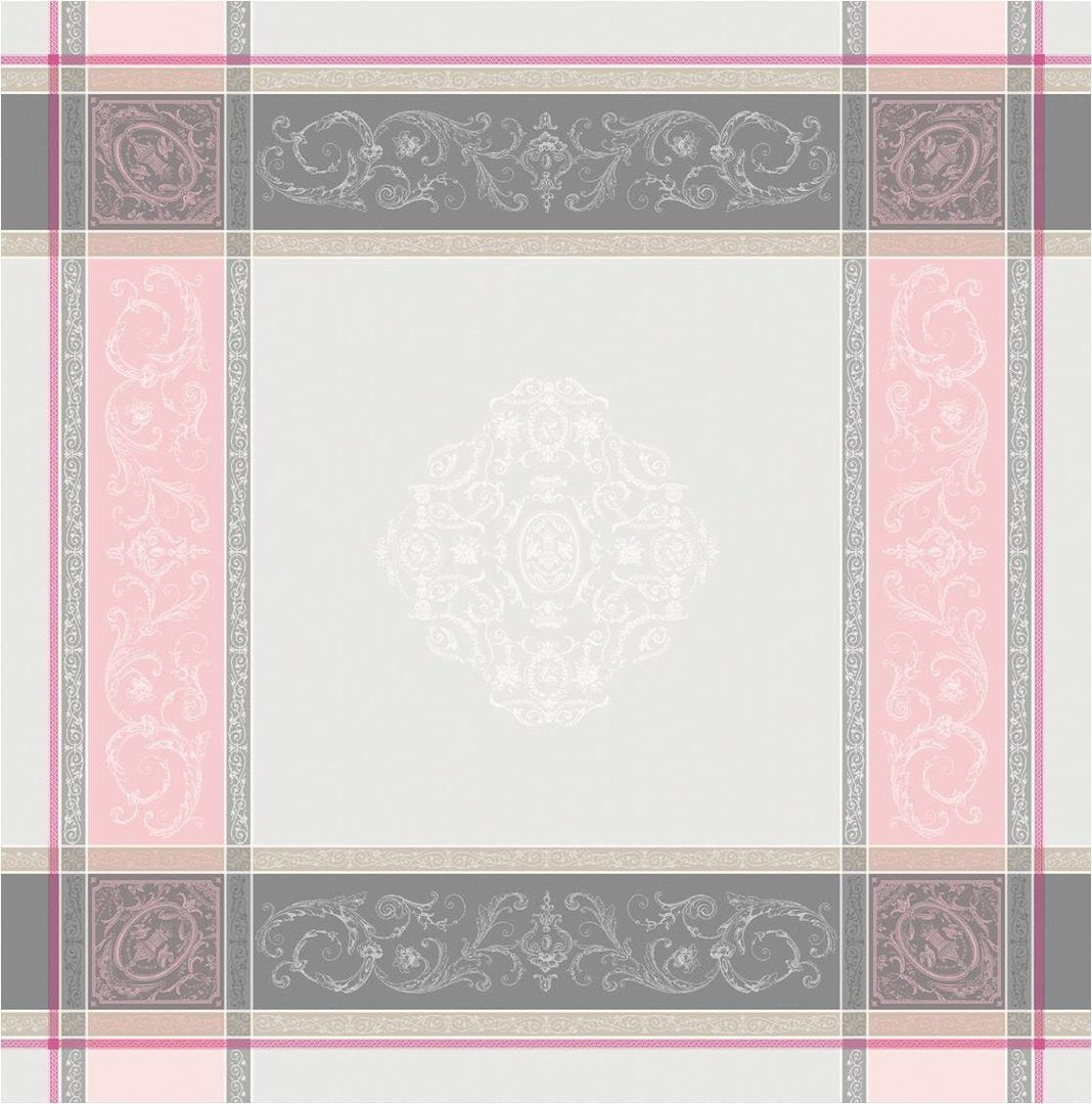 Jacquard Tablecloth - Versailles Gris Rose