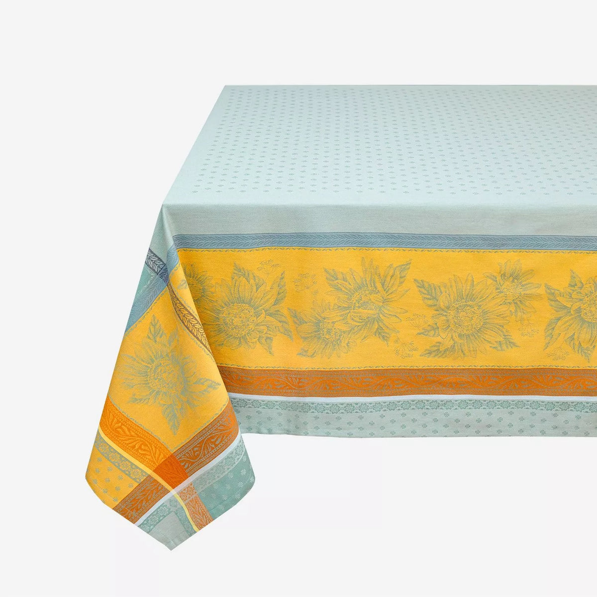 Jacquard Tablecloth - Beaulieu Gingembre 8 to 10 Seater