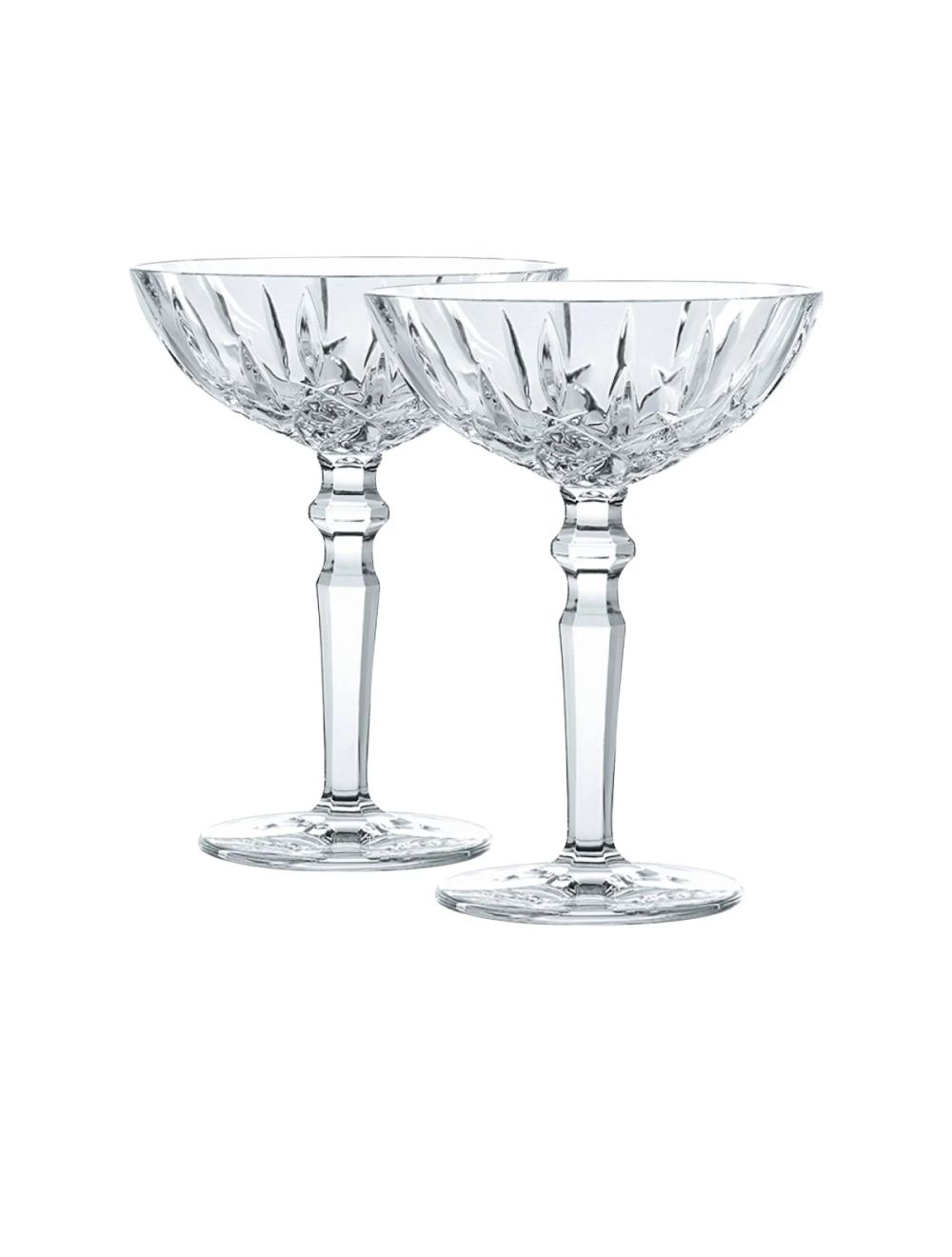 Crystal Noblesse Champagne or Cocktail coupe - Set of 2