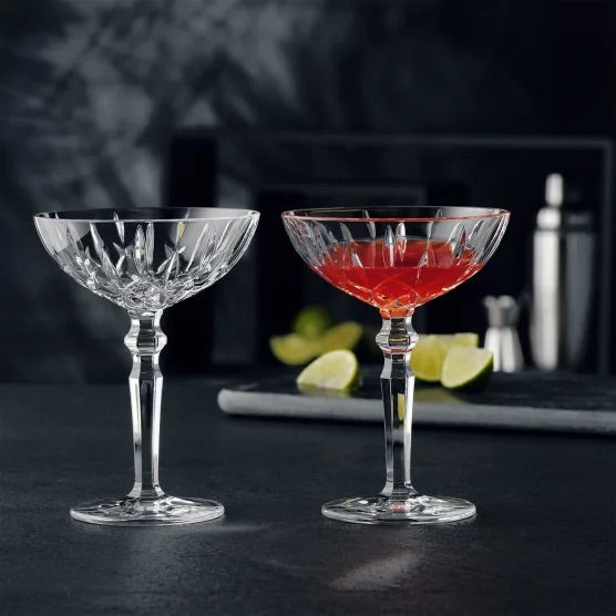 Crystal Noblesse Champagne or Cocktail coupe - Set of 2