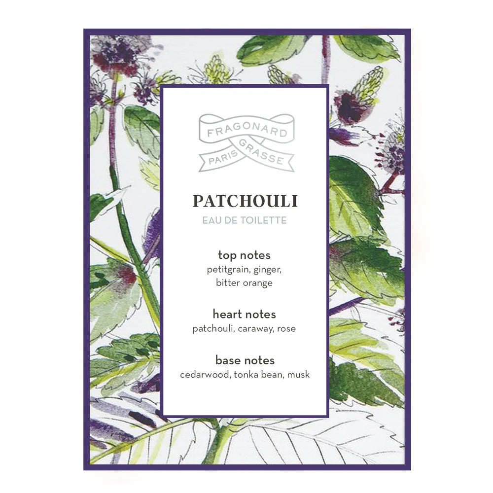Sample Vial Fragonard L' Herbier Patchouli EDT 2ml