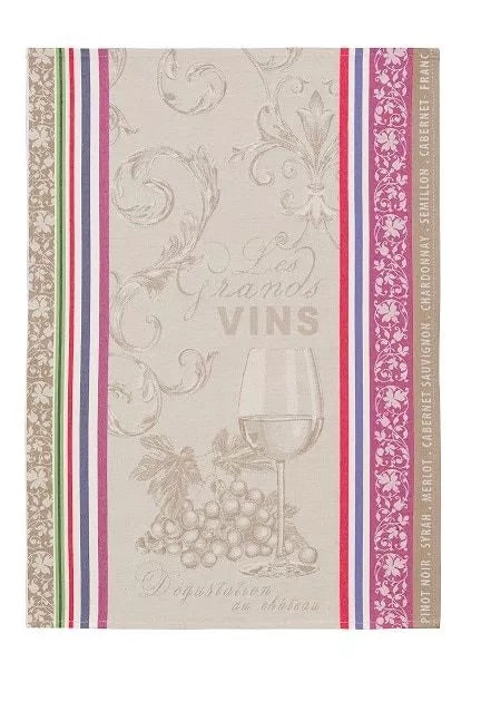 Jacquard Tea Towel - Grand Vins