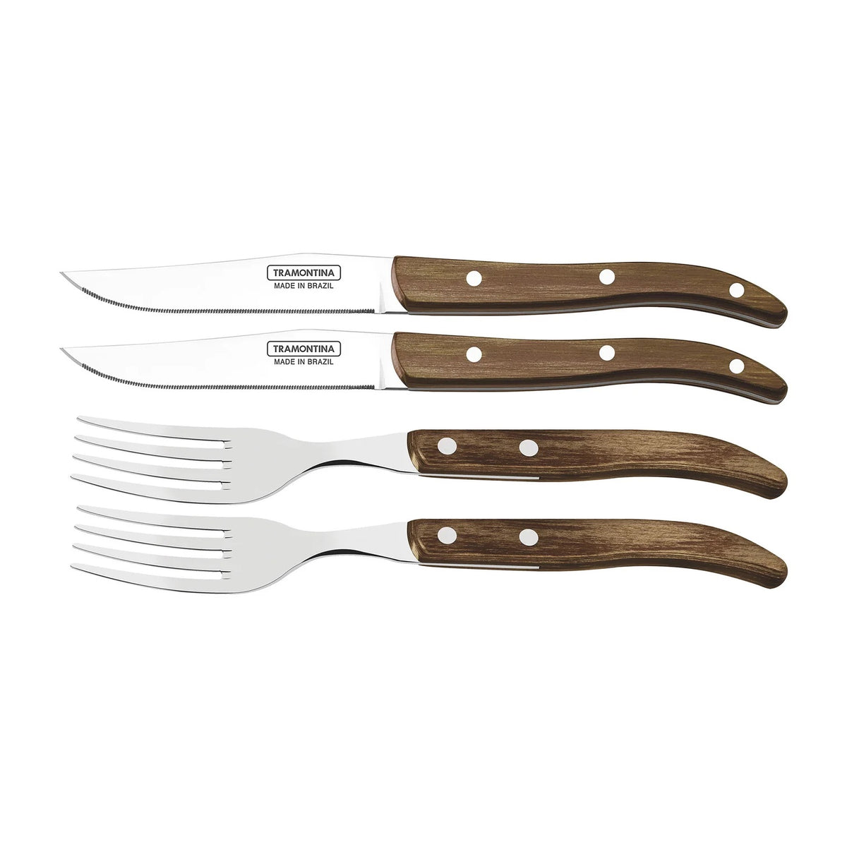 Tramontina -4pc Cutlery Set (2 forks & 2 knives)