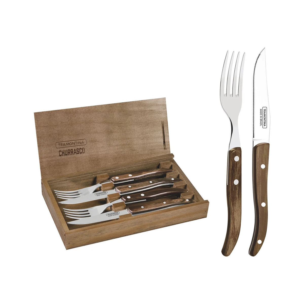 Tramontina -4pc Cutlery Set (2 forks & 2 knives)