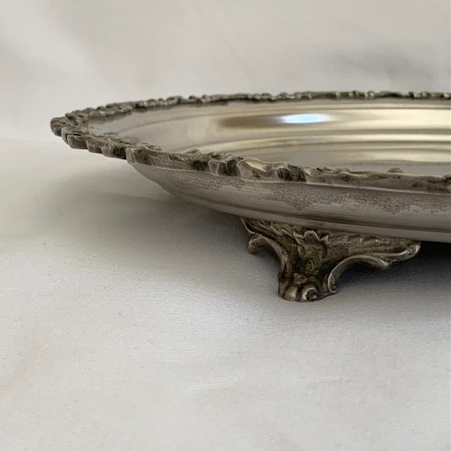 Silver Plated Round Serving Plate