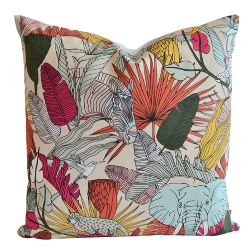 Cushion Cover - Wild at Heart on Sand