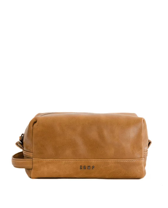 Golf Toiletry Bag - Waxy Tan