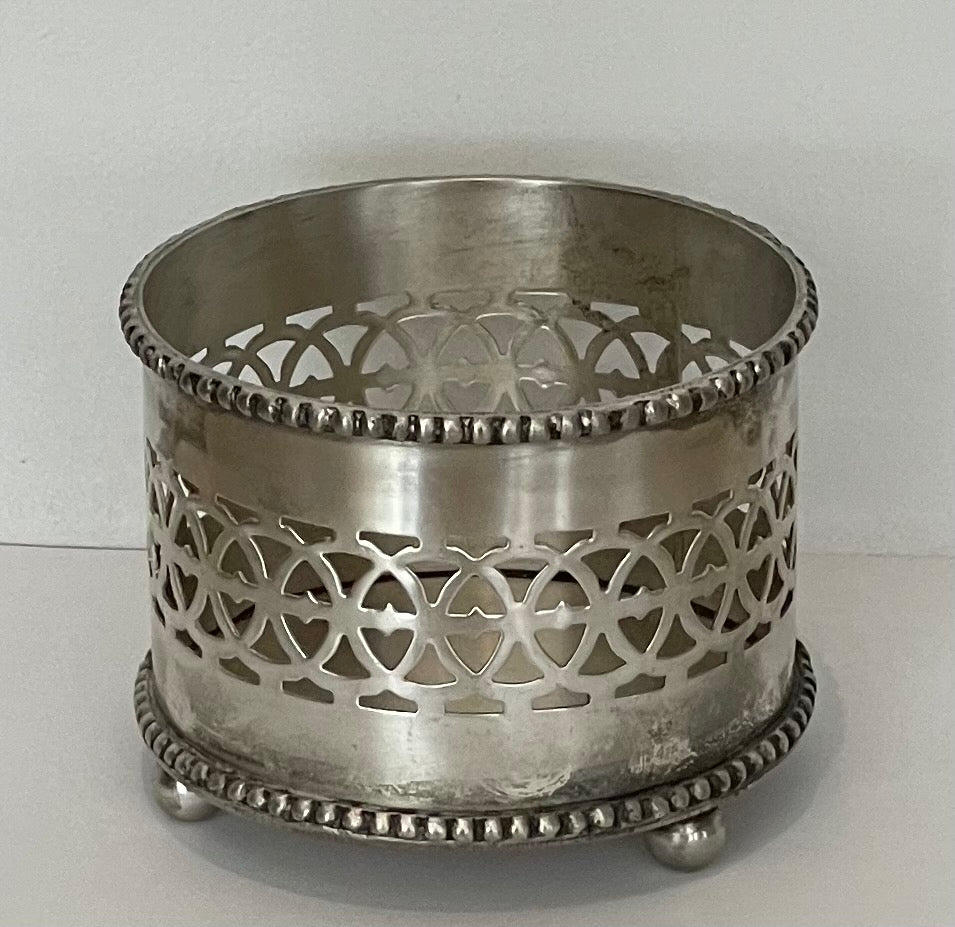 Silver Plated Venice Wine Coaster