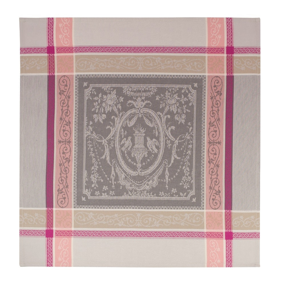 Jacquard Woven Napkins Versailles Gris Rose (Singles)