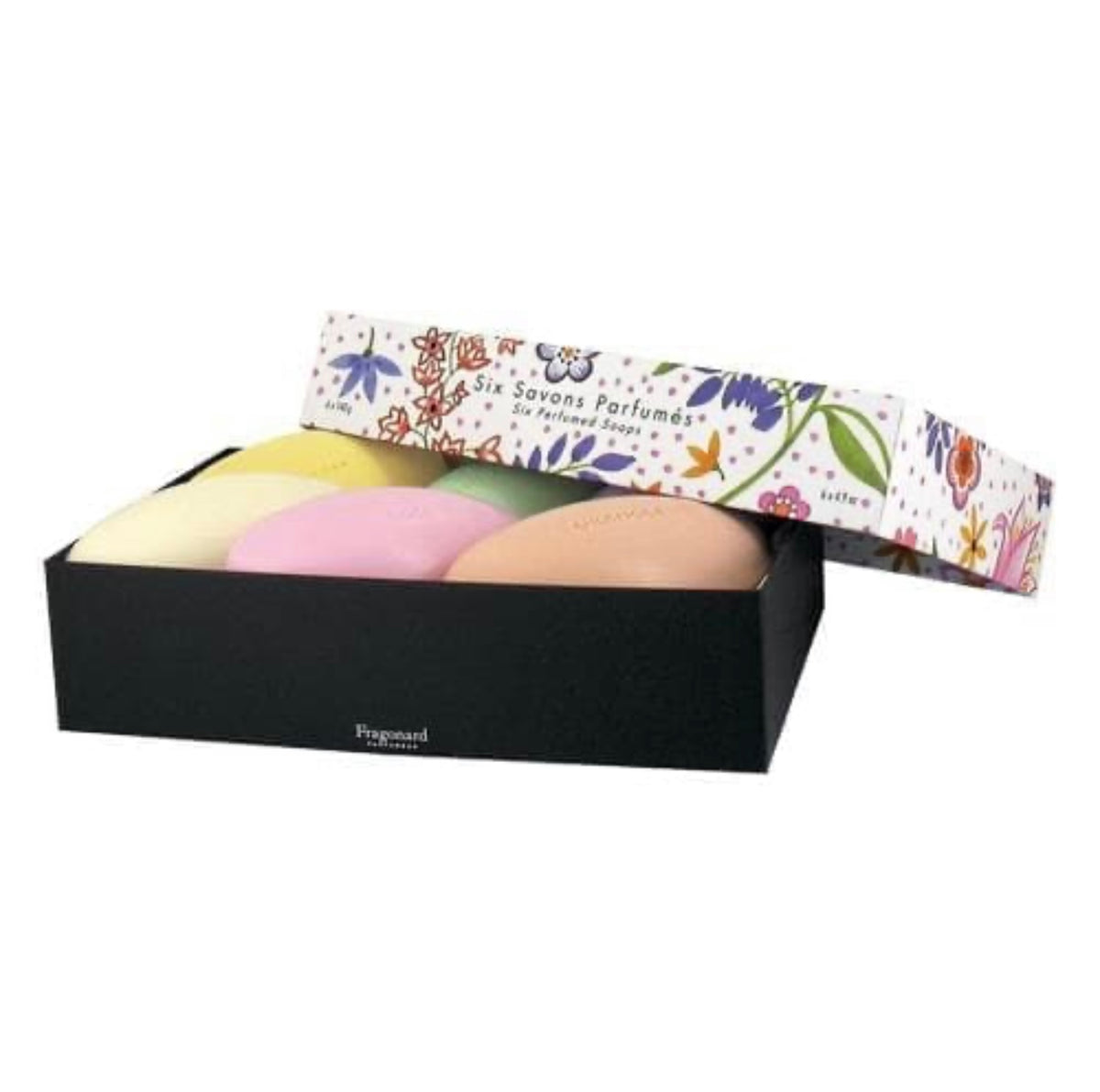 Fragonard Set of 6 Assorted Pebble Soaps in a Gift Box