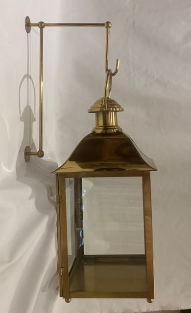Lantern in Antique Brass
